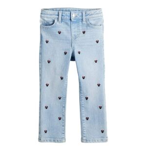 Disney's Minnie Mouse Toddler Girl Mid Rise Embellished Jeggings